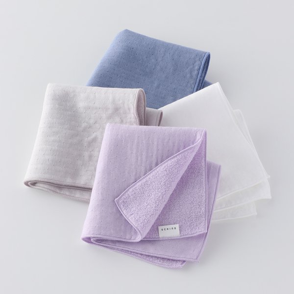 MARSHMALLOW GAUZE & PILE HANDKERCHIEF (23FW)