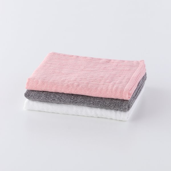 MARSHMALLOW PUFF GAUZE COLOR FACE TOWEL