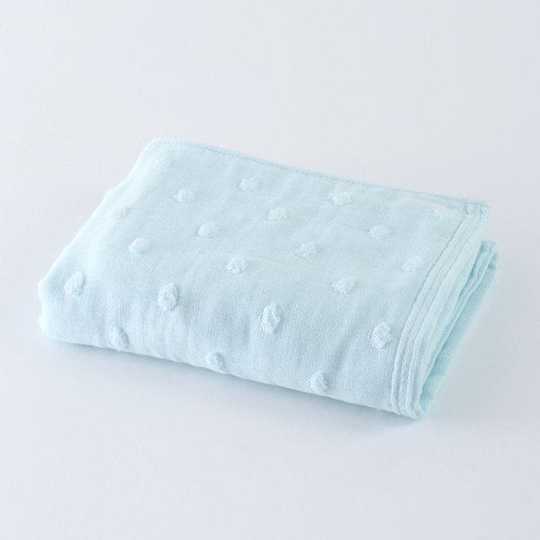 FUWAFUWA GAUZE DOTS FACE TOWEL