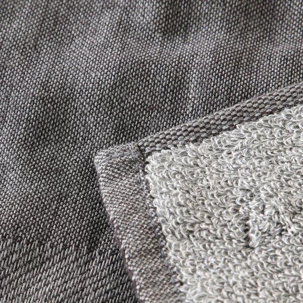 BINCHO CHARCOAL SHIJIMA HAND TOWEL