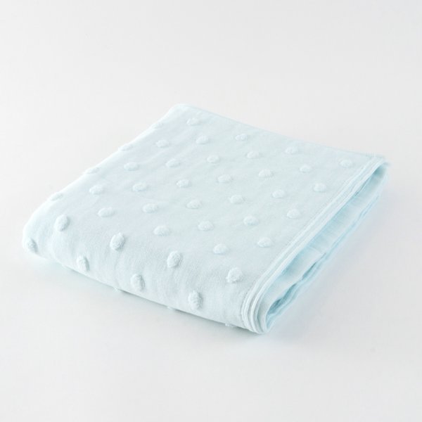 FUWAFUWA GAUZE DOTS SMALL BATH TOWEL