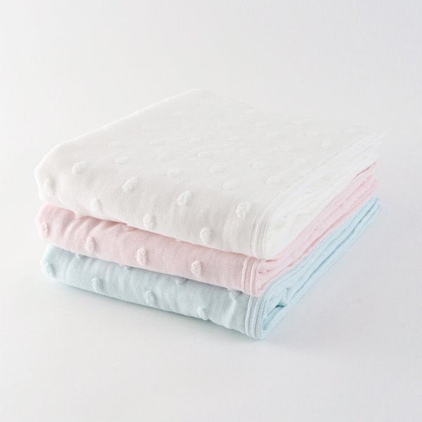 FUWAFUWA GAUZE DOTS SMALL BATH TOWEL