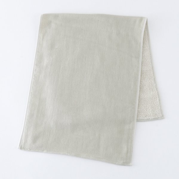 TEA DYED ORGANIC GAUZE FACE TOWEL
