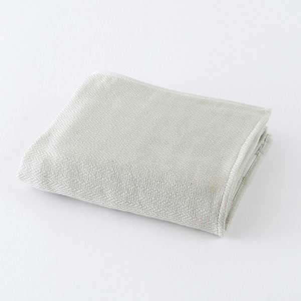 TEA DYED ORGANIC GAUZE FACE TOWEL
