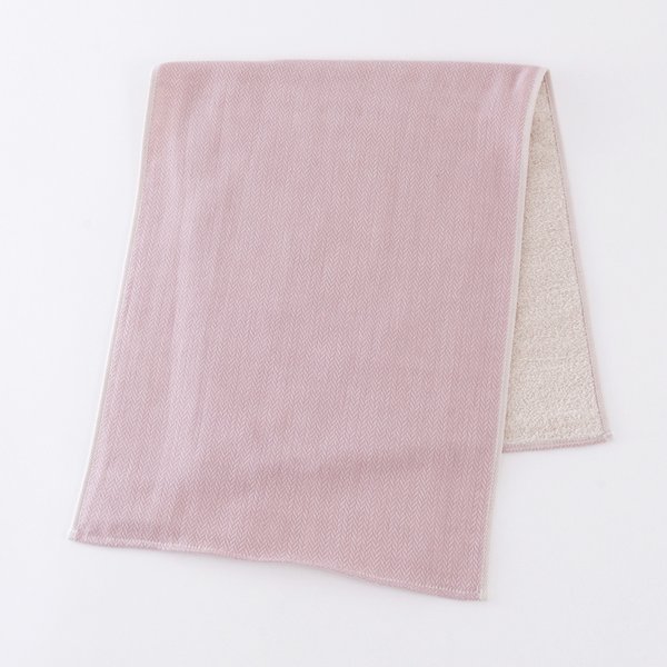 WINE DYED ORGANIC GAUZE FACE TOWEL