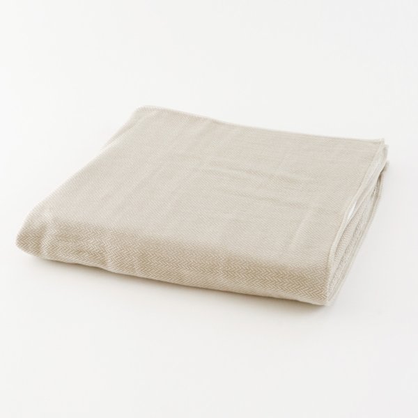 COFFEE-DYED ORGANIC GAUZE BATH TOWEL